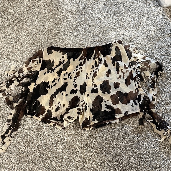 Cow Print Cover-Up - Picture 3 of 3